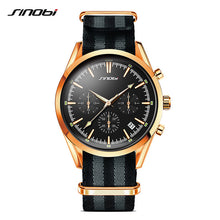 Load image into Gallery viewer, SINOBI Military Golden Quartz Watch Men&#39;s - Watch’store