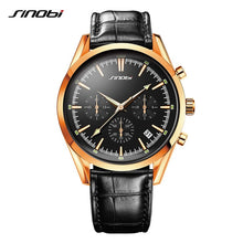 Load image into Gallery viewer, SINOBI Military Golden Quartz Watch Men&#39;s - Watch’store