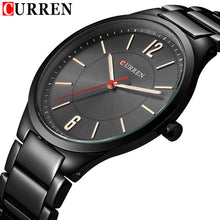 Load image into Gallery viewer, Black Mens Quartz Watch Waterproof Top Brand Luxury Stainless Steel Ultra Thin Business Military Male Clock Relogio Masculino - Watch’store