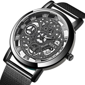 Fashion Business Hollow Dial Watch Men - Watch’store