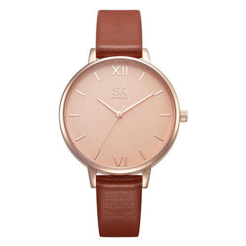 Women Fashion Round Analog Quartz Wrist Watch Bracelet 220mm 30m Bangle Easy To Read Complete Schedule 12mm - Watch’store