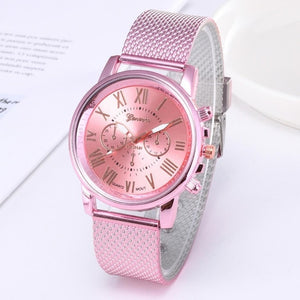 Women Fashion Round Analog Quartz Watch 40mm Bangle Buckle Wrist Glass Bracelet 10mm Causal, Outdoor, etc - Watch’store