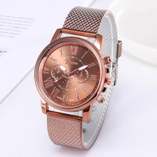 Load image into Gallery viewer, Women Fashion Round Analog Quartz Watch 40mm Bangle Buckle Wrist Glass Bracelet 10mm Causal, Outdoor, etc - Watch’store