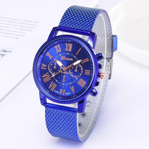 Women Fashion Round Analog Quartz Watch 40mm Bangle Buckle Wrist Glass Bracelet 10mm Causal, Outdoor, etc - Watch’store