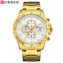 Load image into Gallery viewer, Sport Quartz Watch Man Chronograph Wristwatch Stainless Steel Sporty Mens Clock Male Casual Business CURREN Watch montre homm - Watch’store