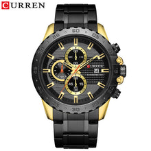 Load image into Gallery viewer, Sport Quartz Watch Man Chronograph Wristwatch Stainless Steel Sporty Mens Clock Male Casual Business CURREN Watch montre homm - Watch’store